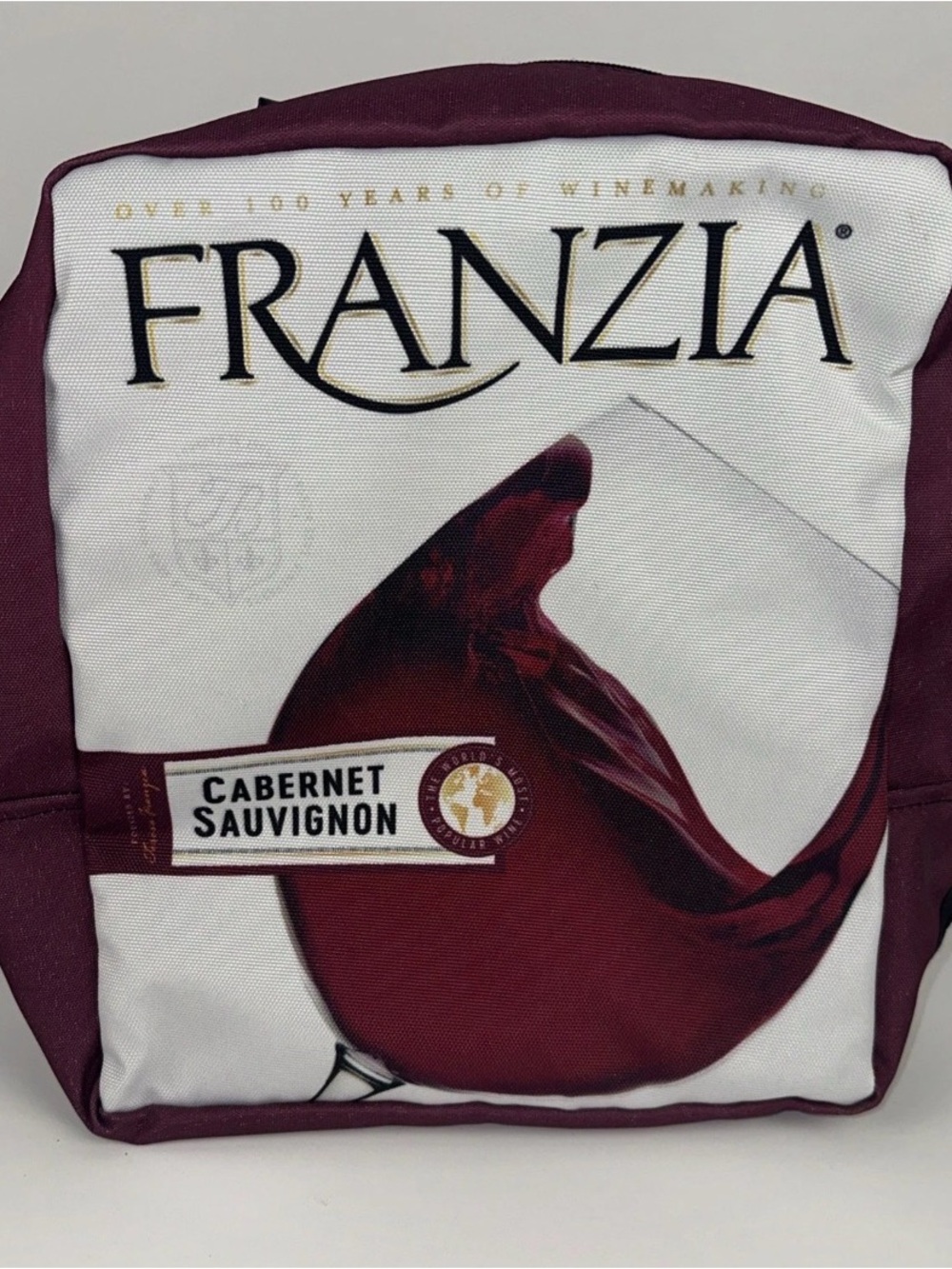 Franzia Box Cabernet Sauvignon Wine Backpack Dispensor